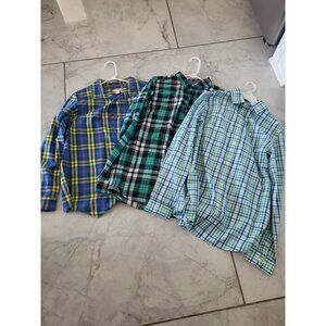 Boy's Cat & Jack Lot of 3 Dress Up Long Sleeve Button Down Shirts XL